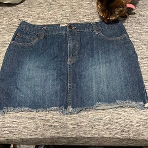 jean skirt